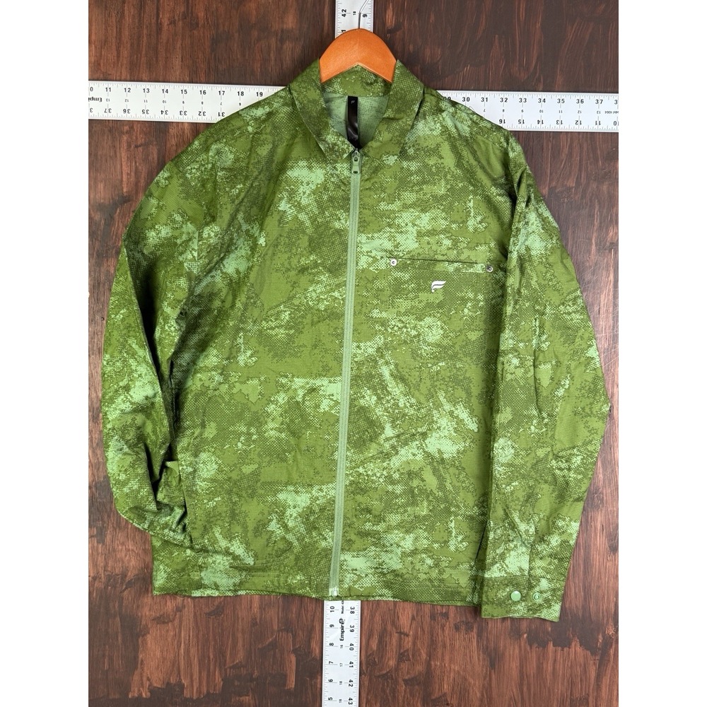 Fabletics The Heights Lightweight Jacket Activewear Athleisure Green Men's Small